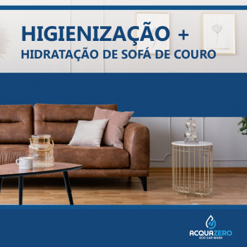 Limpeza e Hidratação de Sofá de Couro