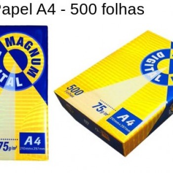 Folha Sulfite Papel A4.